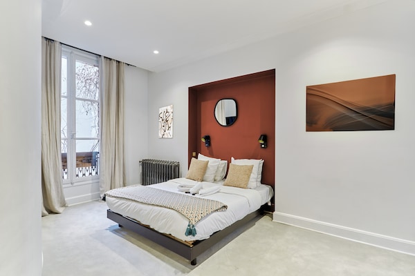 Luxe 3-slaapkamer appartement in Haussmann-pand bij Palais Royal - thumbnail 2