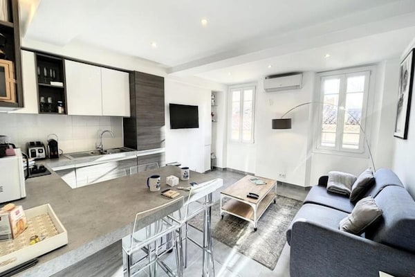 Modern Appartement op 1 Minuut van het Palais des Festivals in Cannes - thumbnail 6