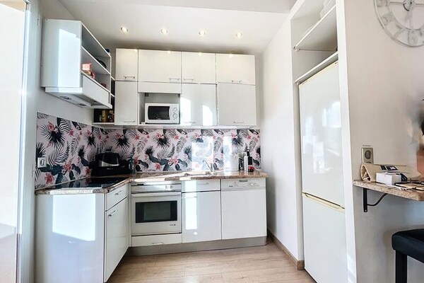 Charmant appartement met mezzanine en balkons, op loopafstand van Cannes centrum - thumbnail 5