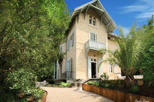Gerenoveerde 19e-eeuwse villa in Arcachon, 6 slaapkamers, vlakbij strand Pereire - thumbnail 6