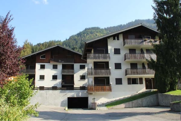 Knusse studio aan de golfbaan in Châtel met bergzicht - thumbnail 1