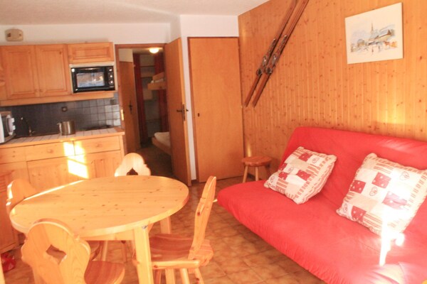 Knusse chalet voor 4 aan de voet van de pistes in Châtel - thumbnail 3