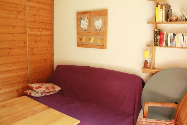 Knus appartement aan de golfbaan met bergzicht voor 3 personen in Châtel - thumbnail 3