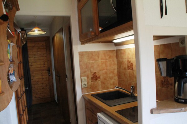 Knus appartement aan de golfbaan met bergzicht voor 3 personen in Châtel - thumbnail 5
