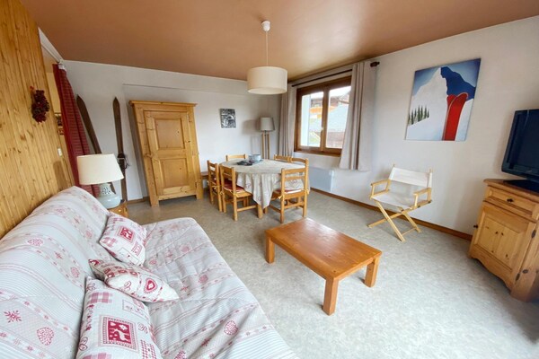 Appartement Châtel, 6 pers., uitzicht op vallei, vlakbij skilift - thumbnail 1