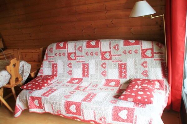 Knus appartement voor 4 personen in Châtel, 200m van de skilift - thumbnail 4