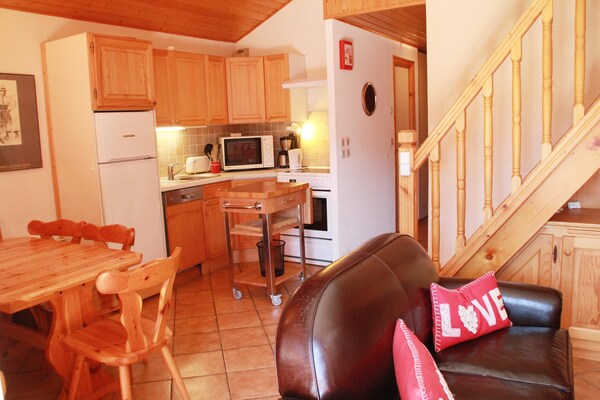 Rustiek appartement aan de golfbaan in Châtel, 300m van de skilift - thumbnail 2