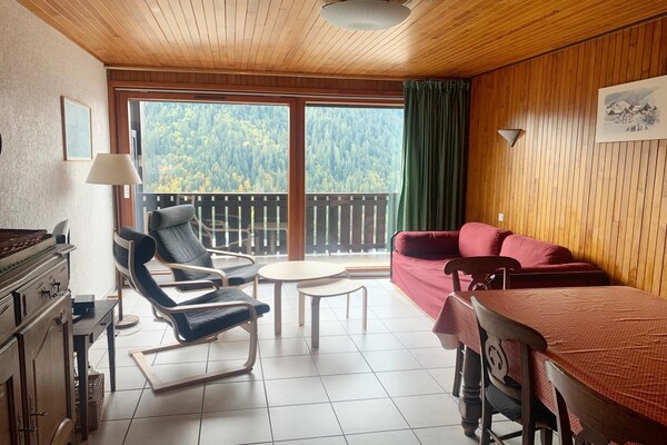 Appartement 5p bij Super Châtel gondel, op 100m van de piste - thumbnail 4