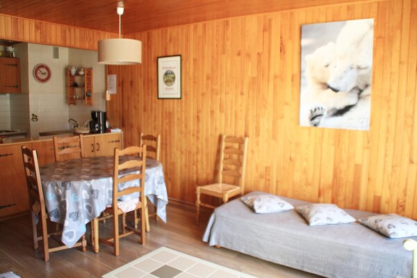Appartement 6 pers. aan de golfbaan met zwembad in centrum Châtel - thumbnail 4