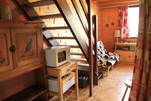 Ruim appartement met bergzicht en balkon op 500m van de skilift in Châtel - thumbnail 1