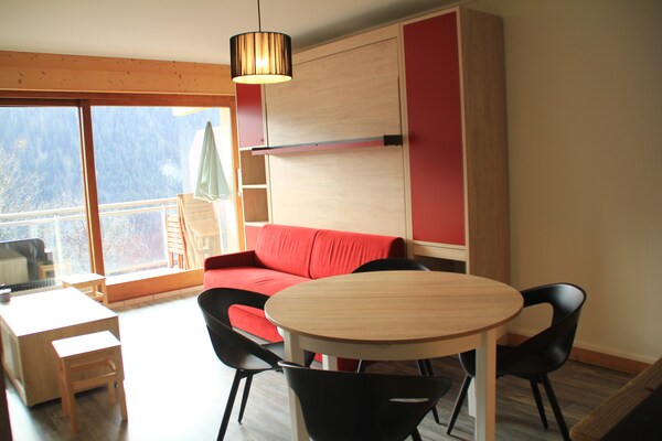 Appartement Châtel met bergzicht, 200m van skilift - thumbnail 2