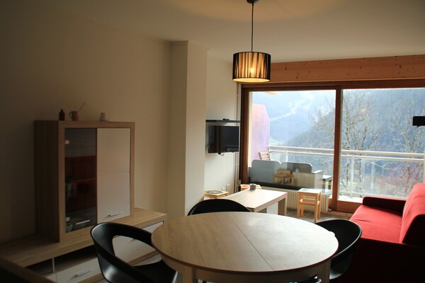 Appartement Châtel met bergzicht, 200m van skilift - thumbnail 4