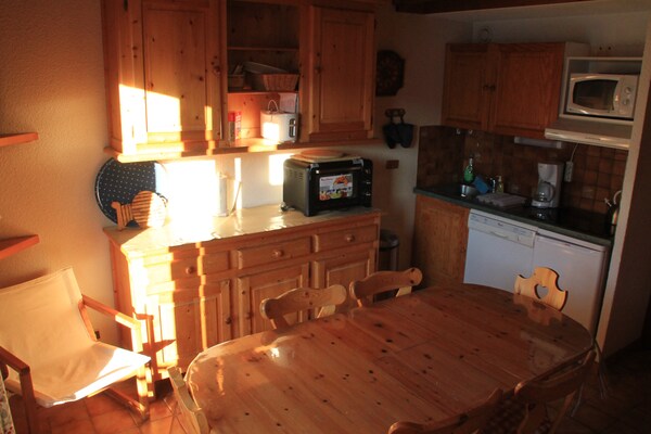 Appartement Châtel: 6 pers., balkon met bergzicht, vlakbij skilift - thumbnail 2