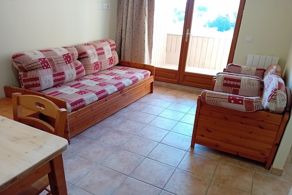 Appartement 4 personen aan de golfbaan in Val Cenis, 100m van de skilift - thumbnail 1