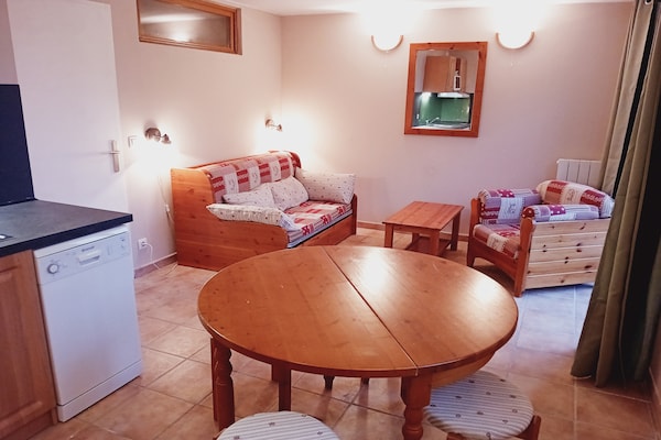 Terrasses D 301: Compact ski-appartement op 100m van piste in Val Cenis - thumbnail 1