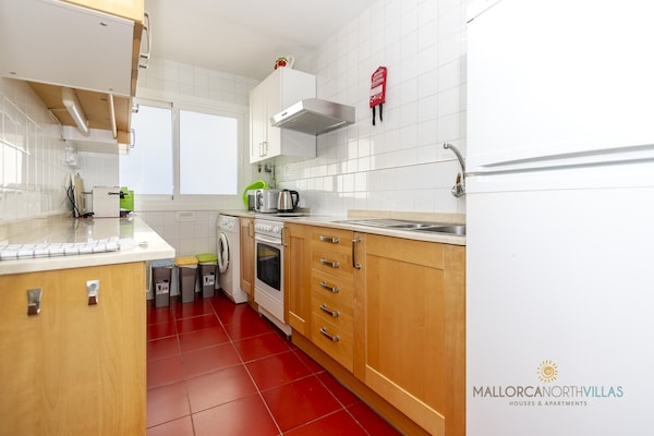 Aan het strand: Smaakvol appartement in Port de Pollença - thumbnail 4