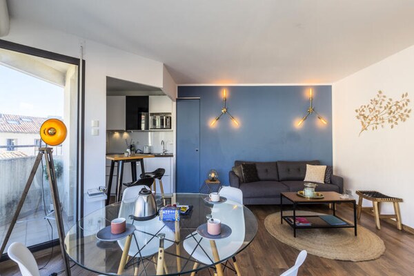 Knus appartement met zonnig terras in Montpellier voor 4 personen - thumbnail 1