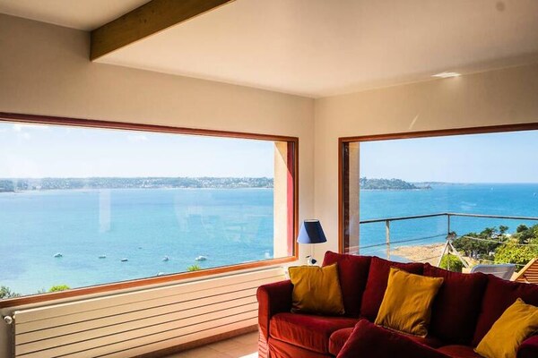 Vrijstaande villa met panoramisch zeezicht bij Perros-Guirec, 8 personen - thumbnail 4