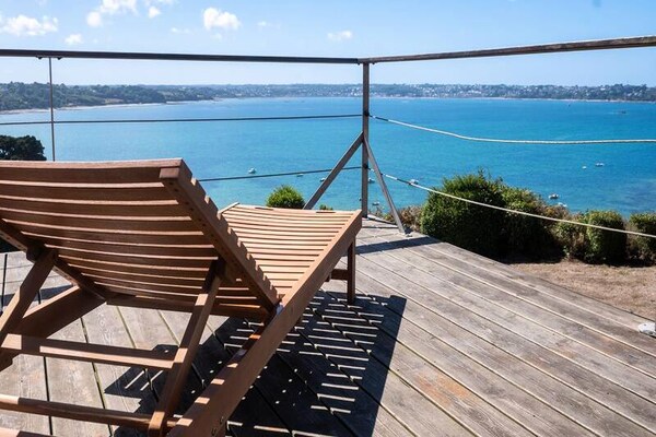 Vrijstaande villa met panoramisch zeezicht bij Perros-Guirec, 8 personen - thumbnail 5