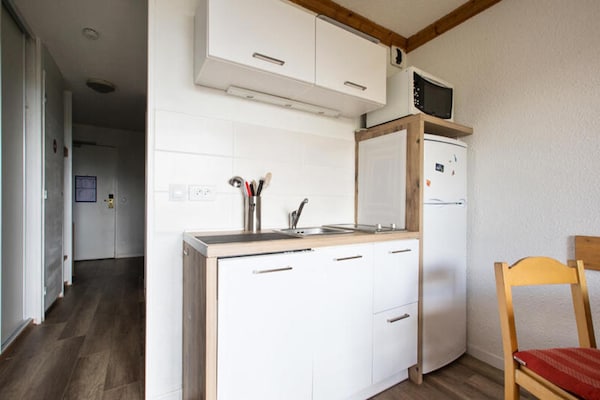 Zonnig appartement op 100m van de piste in Alpe d'Huez met balkon - thumbnail 6