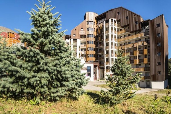 Knus appartement voor 4 personen met balkon en uitzicht op de bergen in Huez - thumbnail 5