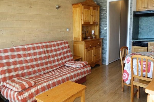 Studio op de piste in Huez met zuidbalkon en bergzicht voor 4 personen - thumbnail 2