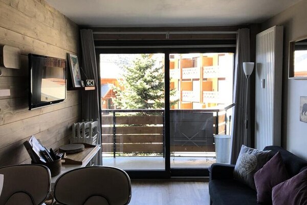 Compacte studio voor 4 personen in Vieil Alpe, vlakbij het centrum van Huez - thumbnail 3
