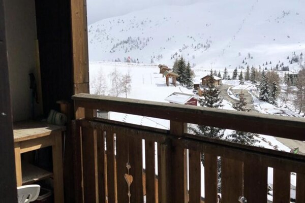 Appartement 6p aan de piste in Huez met balkon op het zuiden - thumbnail 1