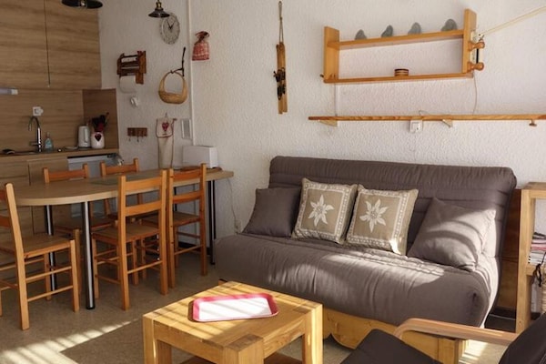 Comfortabel studio-appartement in Huez, vlakbij de piste voor 6 personen - thumbnail 2