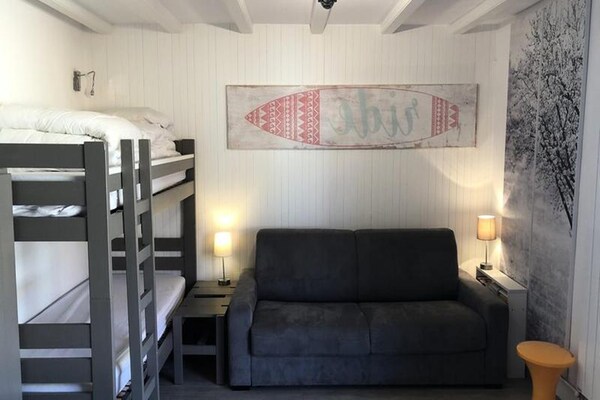 Compact en modern studio-appartement in Huez, vlakbij het centrum - thumbnail 5