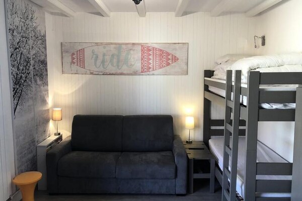 Compact en modern studio-appartement in Huez, vlakbij het centrum - thumbnail 6