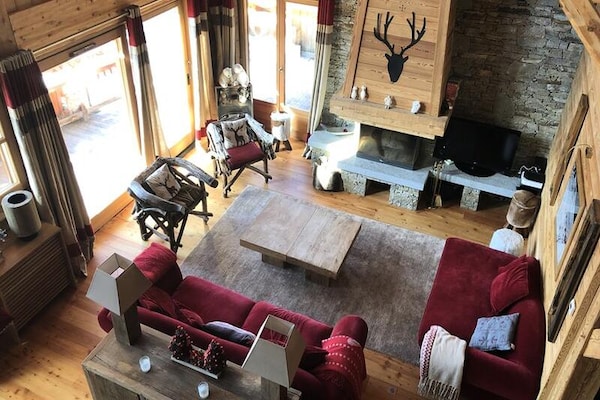 Groot chalet voor 10 personen aan de voet van de pistes in Huez - thumbnail 2