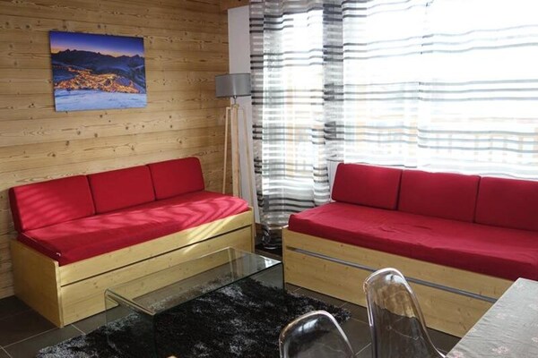 Appartement Résidence Res.de L'alpe: 7-persoons ski-accommodatie in hartje Huez - thumbnail 1