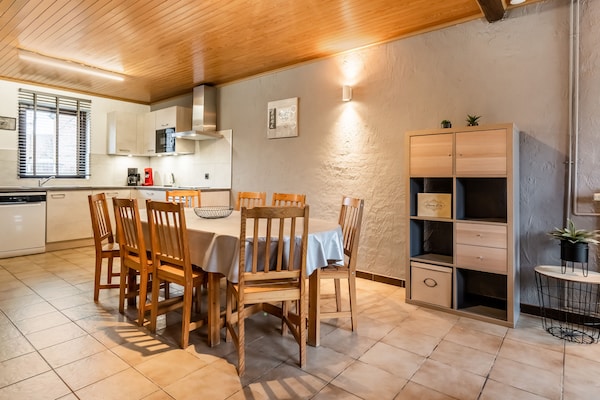 6-persoons landhuis in Lessive met tuin, terras en barbecue - thumbnail 2