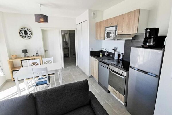 Licht appartement op loopafstand van strand en centrum Leucate - thumbnail 5