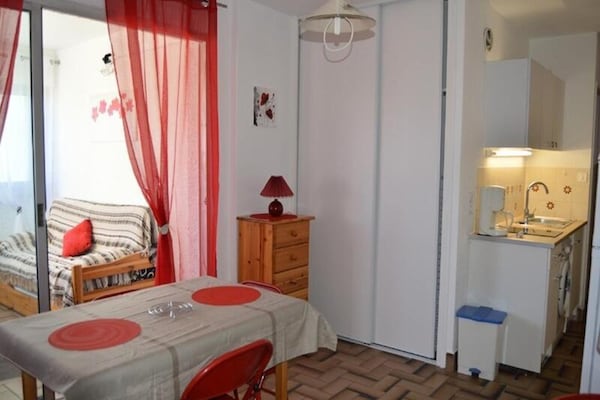 Studio met zeezicht op 30m van strand in Leucate, Frankrijk - thumbnail 2