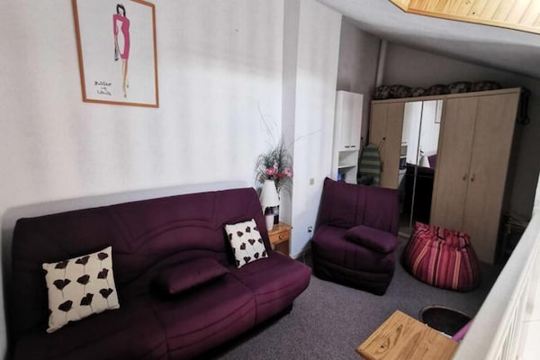 Appartement met mezzanine op 40m van strand in Leucate, 6 pers., airco - thumbnail 2