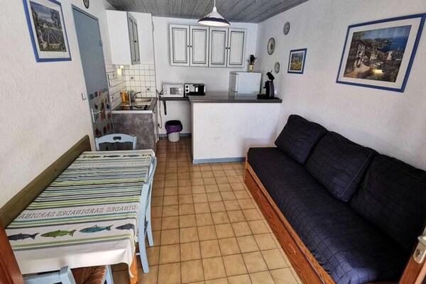 Zongebakerd appartement op 100 meter van het strand in Leucate - thumbnail 6