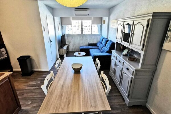 Licht appartement met havenzicht in Leucate, 800m van het strand - thumbnail 3