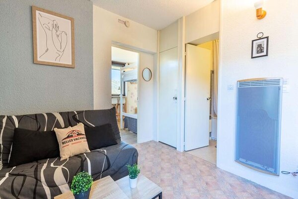 Knus appartement voor 6 op 150m van de piste in St Lary Soulan - thumbnail 3