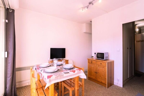 Knus studio-appartement op 50m van de piste in St Lary Soulan - thumbnail 4