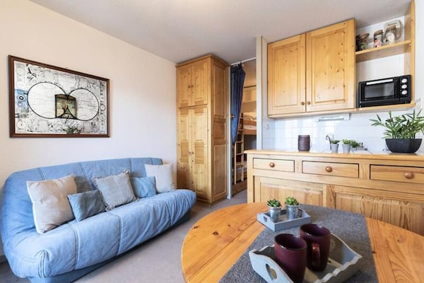 Zonnig studio-appartement op 100 meter van de piste in St Lary Soulan - thumbnail 3