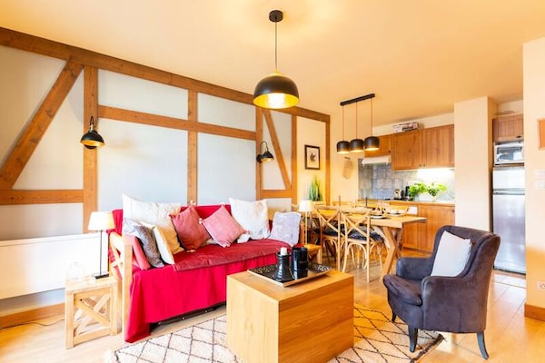 Duplexappartement 8p in centrum Saint Lary Soulan, vlakbij skilift - thumbnail 3