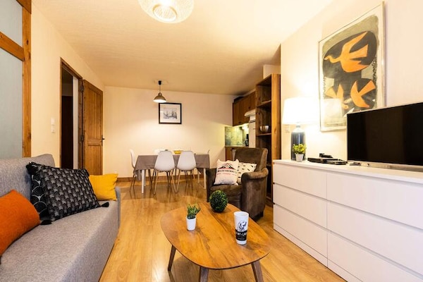 Ruim appartement voor 8 personen in hartje Saint Lary Soulan, vlakbij skilift - thumbnail 5
