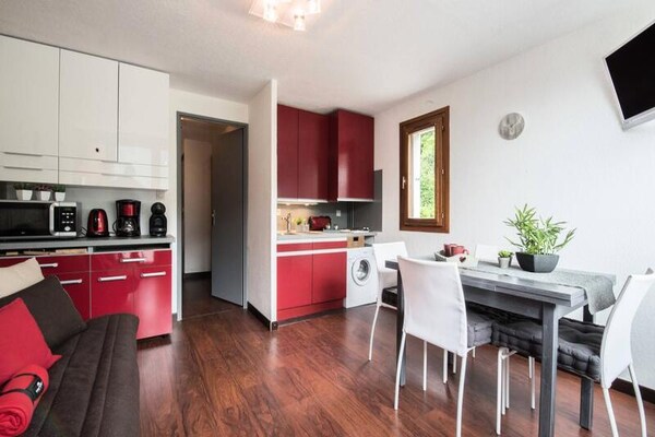 Knus appartement voor 4 in Saint-Lary Soulan, vlakbij de piste - thumbnail 1