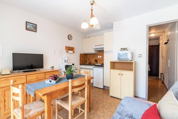 Knus appartement voor 4 in St Lary Soulan, vlakbij de thermale baden - thumbnail 2