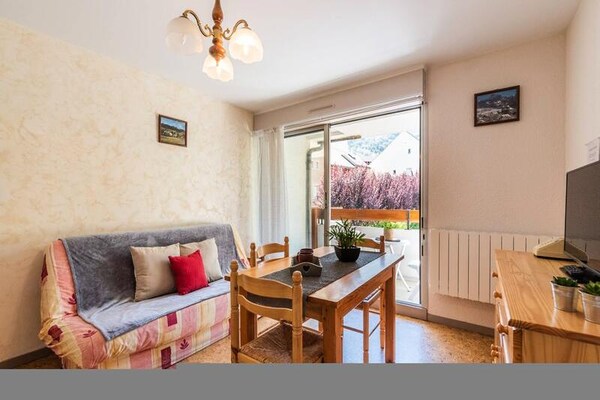 Knus appartement voor 4 in St Lary Soulan, vlakbij de thermale baden - thumbnail 3