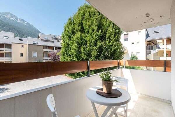 Knus appartement voor 4 in St Lary Soulan, vlakbij de thermale baden - thumbnail 5