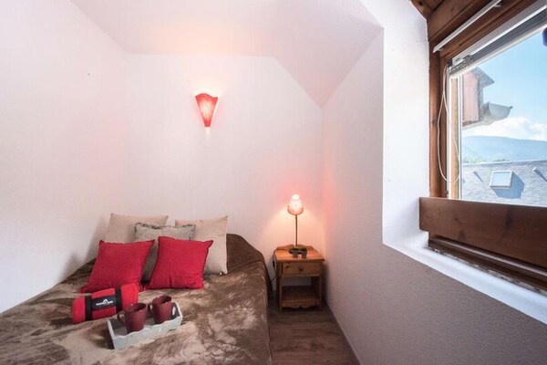 Knus appartement 6p in St Lary Soulan met balkon en uitzicht - thumbnail 1