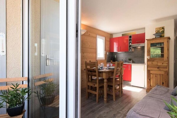 Knus appartement 6p in St Lary Soulan met balkon en uitzicht - thumbnail 4
